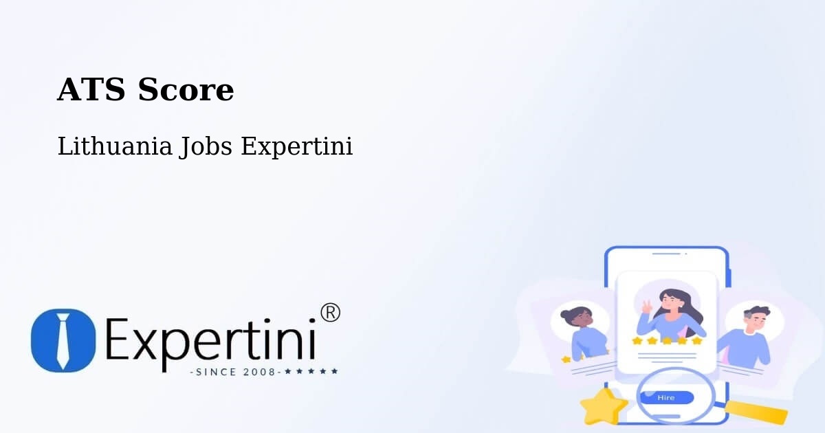 Resume ATS Score & Job Description Match Tool – Rasos - Lithuania Jobs Expertini