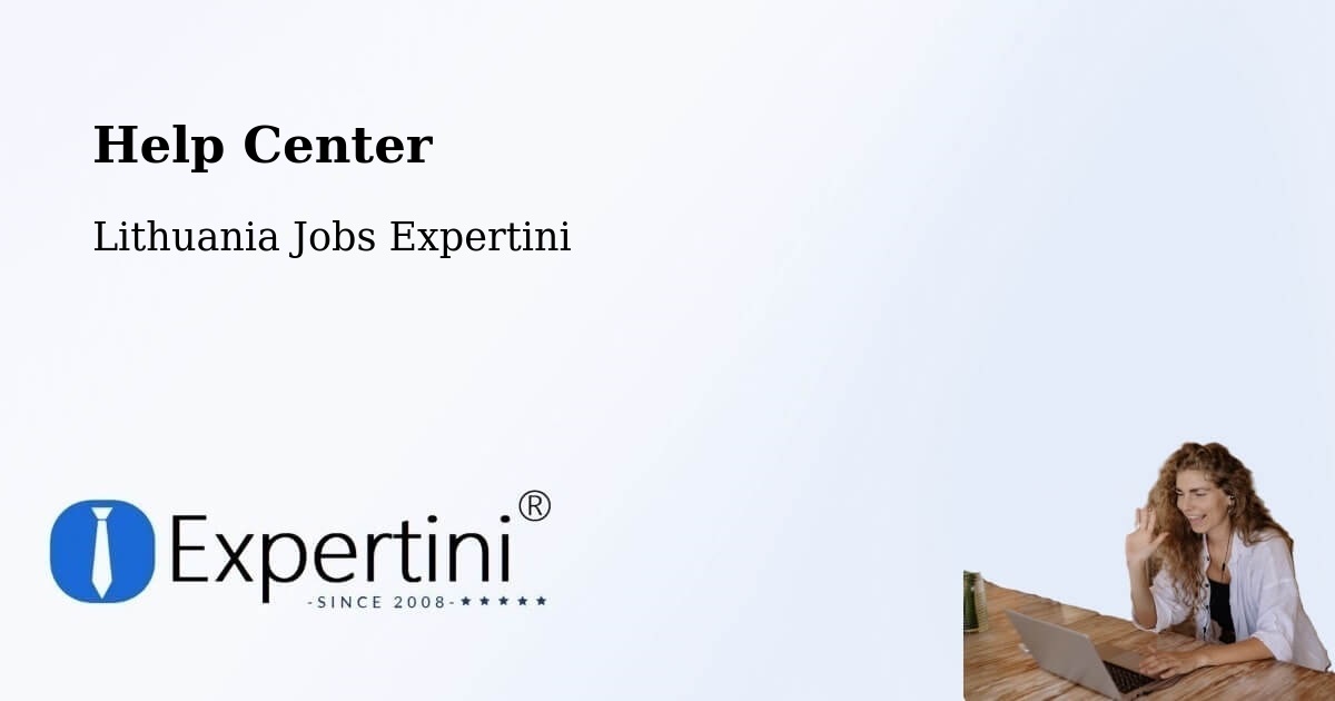 Help Center – Rasos - Lithuania Jobs Expertini