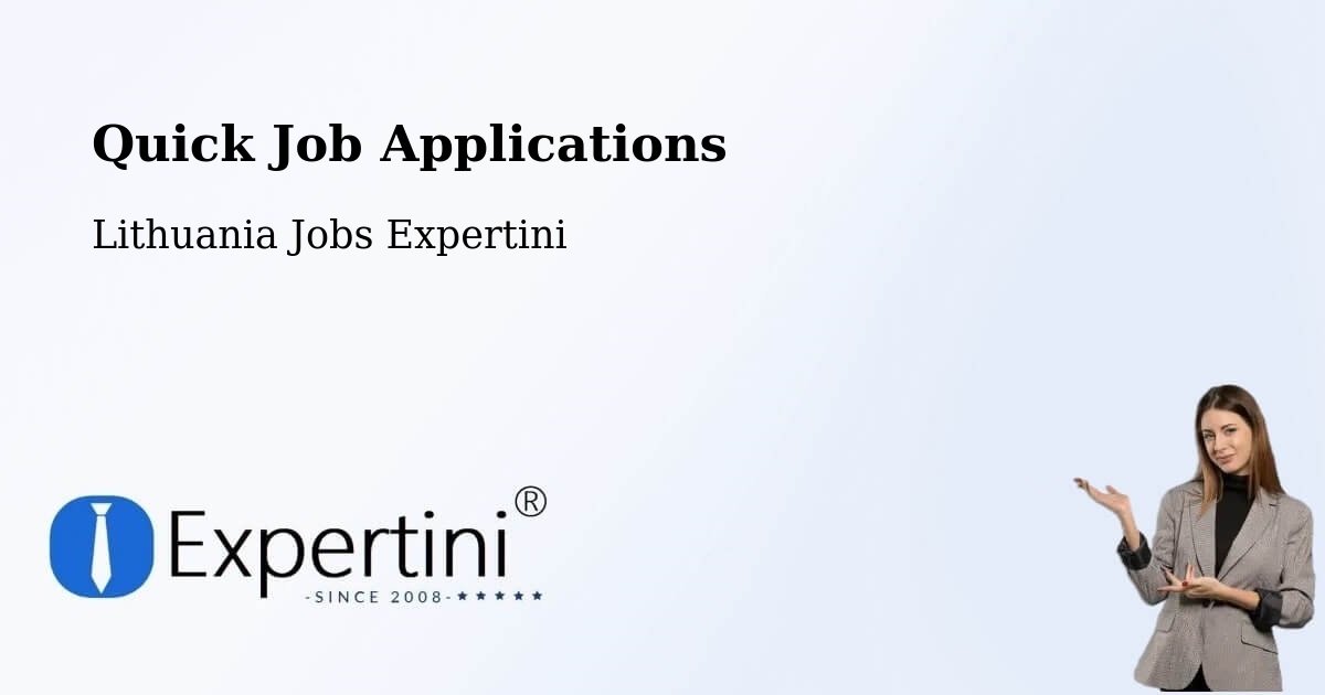 Quick Apply Feature – Rasos - Lithuania Jobs Expertini