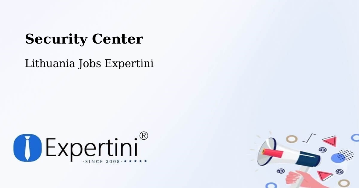 Security & Compliance – Rasos - Lithuania Jobs Expertini